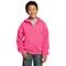 Port & Company® Youth Core Fleece Full-Zip Hooded Sweatshirt